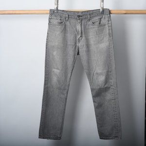 Pre-owned Men's Gray Washed Denim 508s 36 x 32